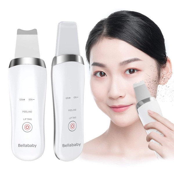 Water Peeling, Ultrasonic Facial Beauty Device, Ultrasonic Peeling, Smart Peeling, Ultrasonic Vibration, EMS Positive Ion, Negative Ion, 4 in 1, USB Rechargeable