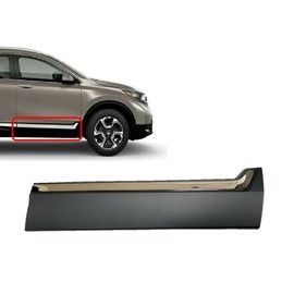 Door Lower Molding/Door Garnish Fit for 17-21 Honda CR-V Front Right, with Chrome Trim, Replaces OEM 75312-TLA-A01, 75127