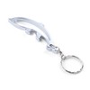 Komonee Dolphin Silver Bottle Opener Key Chain Metal Aquatic Animal