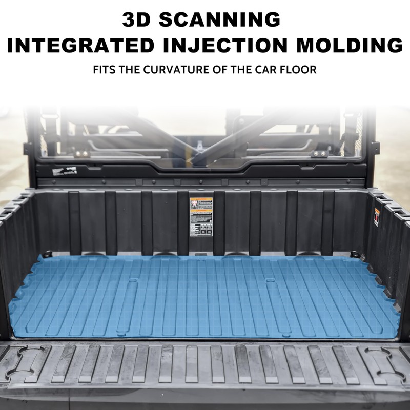 SAUTVS Rubber Bed Mat Liner for Ranger XP 1000/ Ranger
