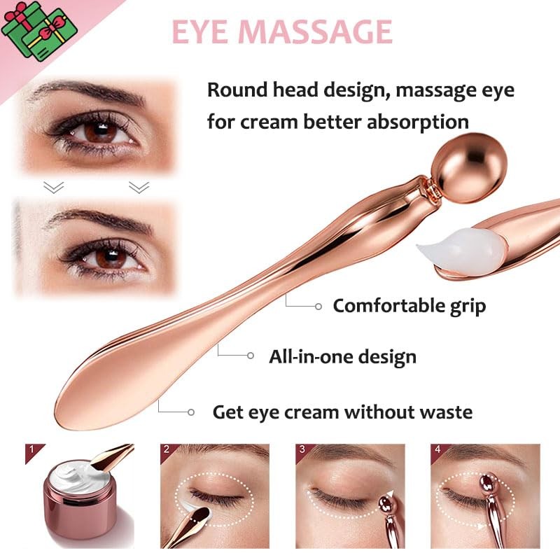 Facial Massage Roller Wrinkle & Anti-Aging Devices-Silver