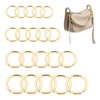 Pack of 20 Carabiner Hooks Gold, Round Carabiner, Round Carabiner,