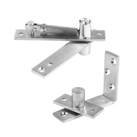 Laroal Pivot Hinge Stainless Steel Conceal Door Pivot Hinge For Wooden Secret Door 180° Rotation Heavy Duty Conceal Secret Door Hinge For Hidden Door Bookcase