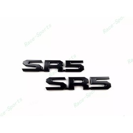 Toyota 2PCS Matte Black Quarter Panel SR5 EMBLEM Badge Fit For Toyota Tundra 2022-2025