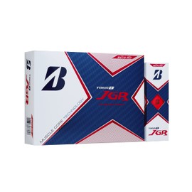 Bridgestone Tour B JGR 2021 Model Golf Balls, 12 Balls, Matte Red