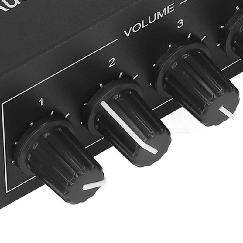 Bidirectional Audio Switcher 4 Way Stereo L R Sound Channel