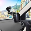 Zone Tech Recessed Folding Cup Drink Holder - Black Premium