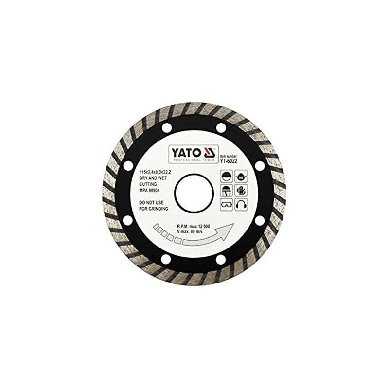 YATO YT-6022 Diamond Disc"Turbo" - 115mm