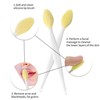 GLIDESMOOTH Silicone Pore Brush, Gentle Exfoliating, Double-Sided Pore Cleaning Brush,
