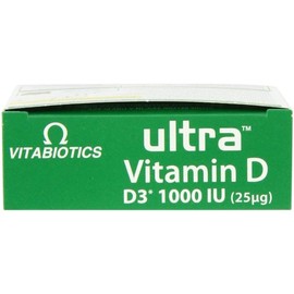 Vitabiotics Ultra Vitamin D Tablets 1000IU Optimum Level -96 count (Pack of 1)