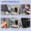 Tecledsn 100PCS Door Panel Retainer Clips, Fender Liner Clip, 8mm