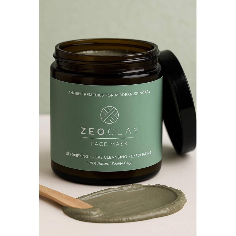 ZeoClay Organic Zeolite Clay Face Mask – Deep Pore Cleansing