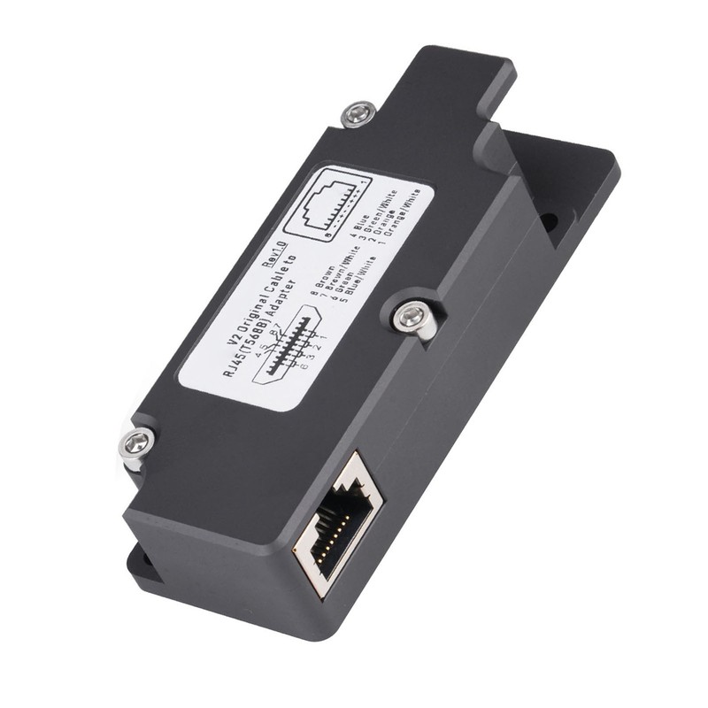 Ethernet Adapter with CAT 8 Cable T568B Pin Fast Connection