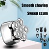 6D Floating Rotary Razor Men's Electric Head Shaver USB Rechargeable