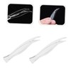 Ciieeo 1set Plastic Tweezers Multi Use Weight Clamps for Mask
