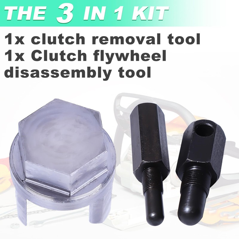 Adefol 502541603 Clutch Removal Tool with 10 & 14mm Piston