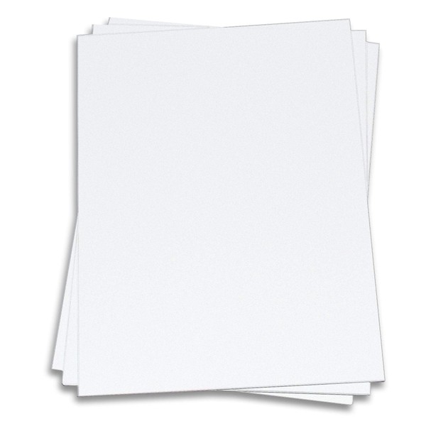 Radiant White Card Stock - 8 1/2 x 11 LCI