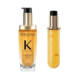 KRASTASE Kit Elixir Ultime Aceite  Refill  Tratamiento Profesional para Hidratar el Cabello Seco y Controlar el Frizz  Nutricin, Suavidad y Brillo... 