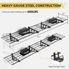 GarveeTech 2-Pack 1x6ft Garage Wall Shelving Heavy Duty Wall Shelves