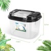 Nobleza Terrarium for Reptiles and Amphibians, Transparent Plastic Reptile Breeding