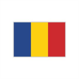 Womaha 30 Sheets Romania Flag Temporary Tattoos Fans Face Tattoo Stickers for Adults Kids Group Activity Props