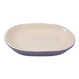 Nobby Jada Cat Ceramic Bowl, Lilac/Cream, 16 x 12 x 2.5 cm, 0.10 L, 1 Piece