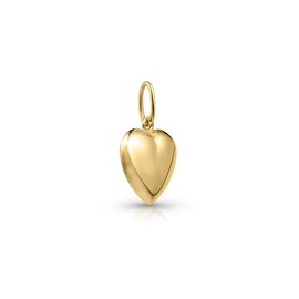 Amberta Allure Women 9ct Gold Pendant: 9ct Gold Hollow Heart Pendant