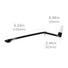 Watchget Espresso Machine Brushes Nylon Bristle Brushes Double Use with