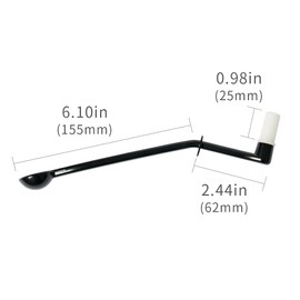 Watchget Espresso Machine Brushes Nylon Bristle Brushes Double Use with Spoon for Espresso Machine Group Heads, Pack of 5