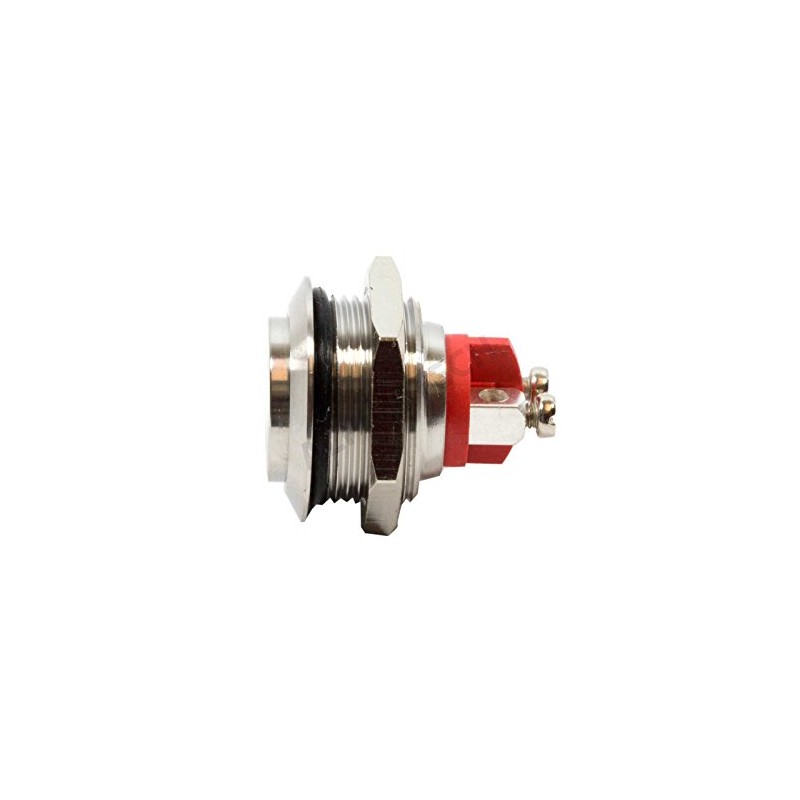 Alpinetech 19mm 3/4" Momentary NC Stainless Steel Metal Push Button