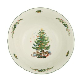 Seltmann Marieluise Weihnachten Schüssel, Porzellan, Grün, 20 cm
