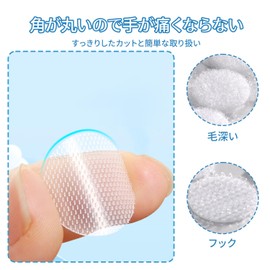 Velcro, Velcro, Round 0.6 inch (15 mm), Set of 102 Pairs, Strong DIY Dots, No Traces, Heat Resistant, Waterproof, Commercial Use, DIY, Home Use (0.6 inch (15 mm)