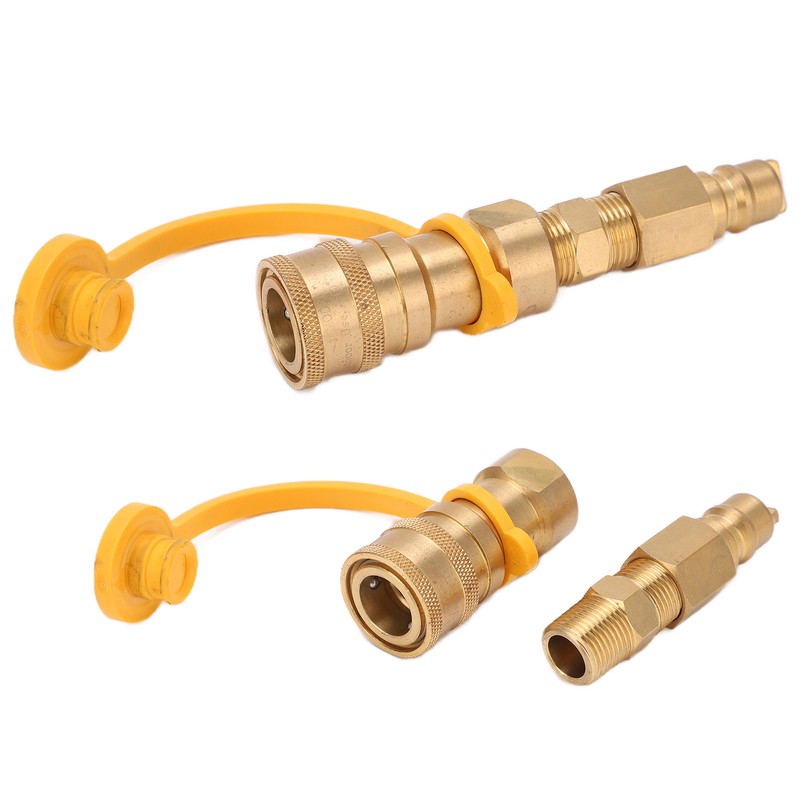 Propane Tank Adapter 3/8in Compact Durable Propane Quick Connection Accessories