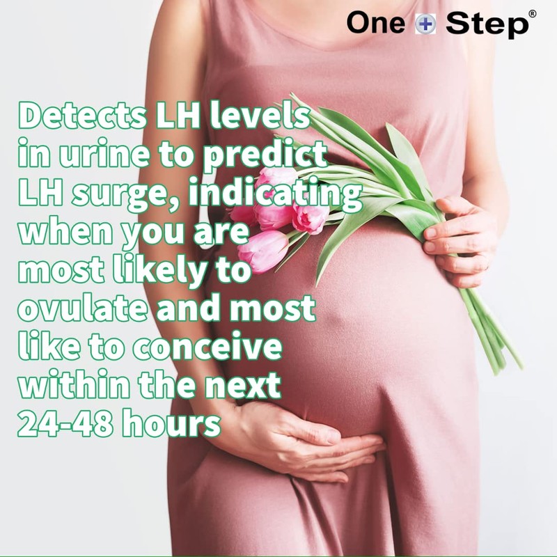 One Step: 15 x Ovulation Midstream 20mIU Rapid LH Test-