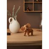 Spring Copenhagen Handmade Wooden Elephant Figurine - Ollie: A Majestic