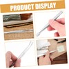 DOITOOL 6pcs Long Bent Nose Tweezers Pointy Tweezers for Stamp