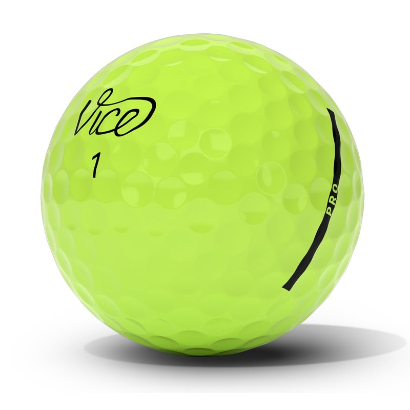 Vice Pro Golf Balls, Lime, 1 dozen