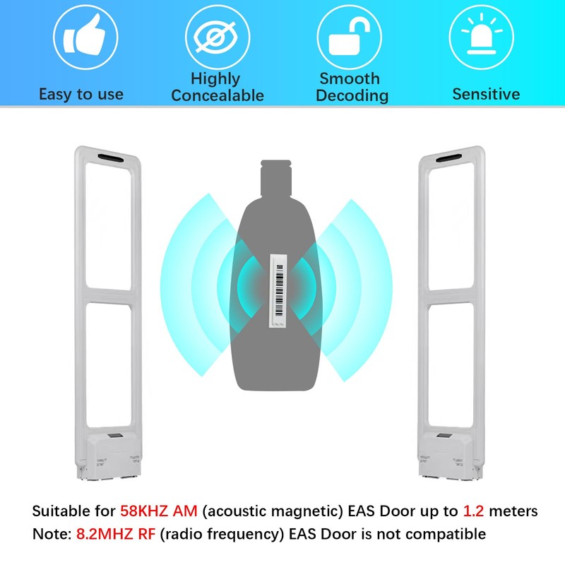 58khz AM Security Label Tags (Mock Barcodes), Acoustic Magnetic Sticker