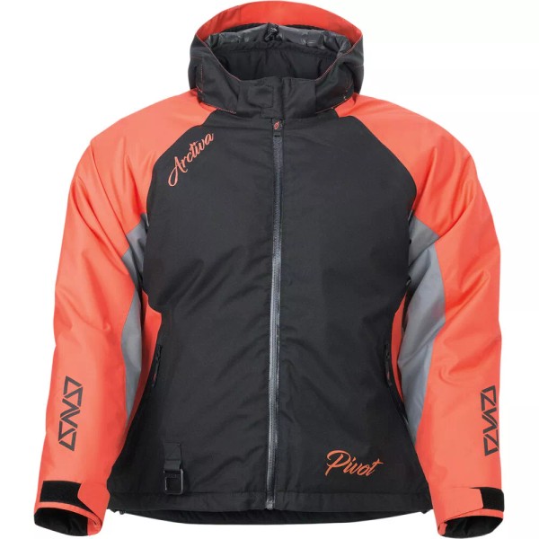 Arctiva Women's Pivot 5 Hooded Jacket - Coral | Medium