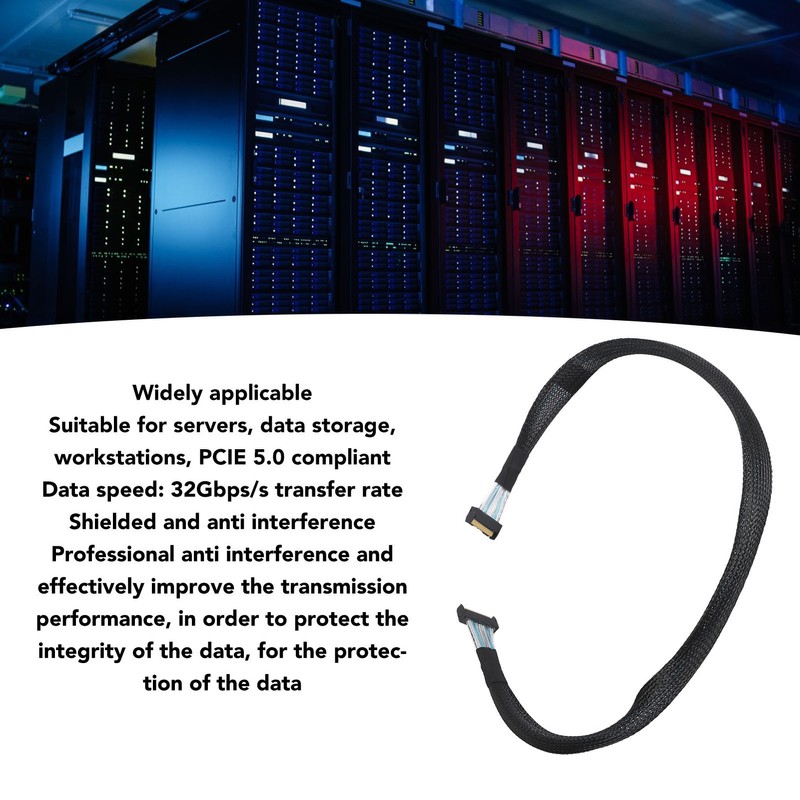 Server Data Transfer Cable Slim SAS MCIO 74P TO MCIO