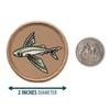Flying Fish Patrol Patch - 2" Diameter Round Embroidered Patch