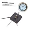 DOITOOL 3sets Decorative Plastic Silent Clock Wall Mount Perfect for