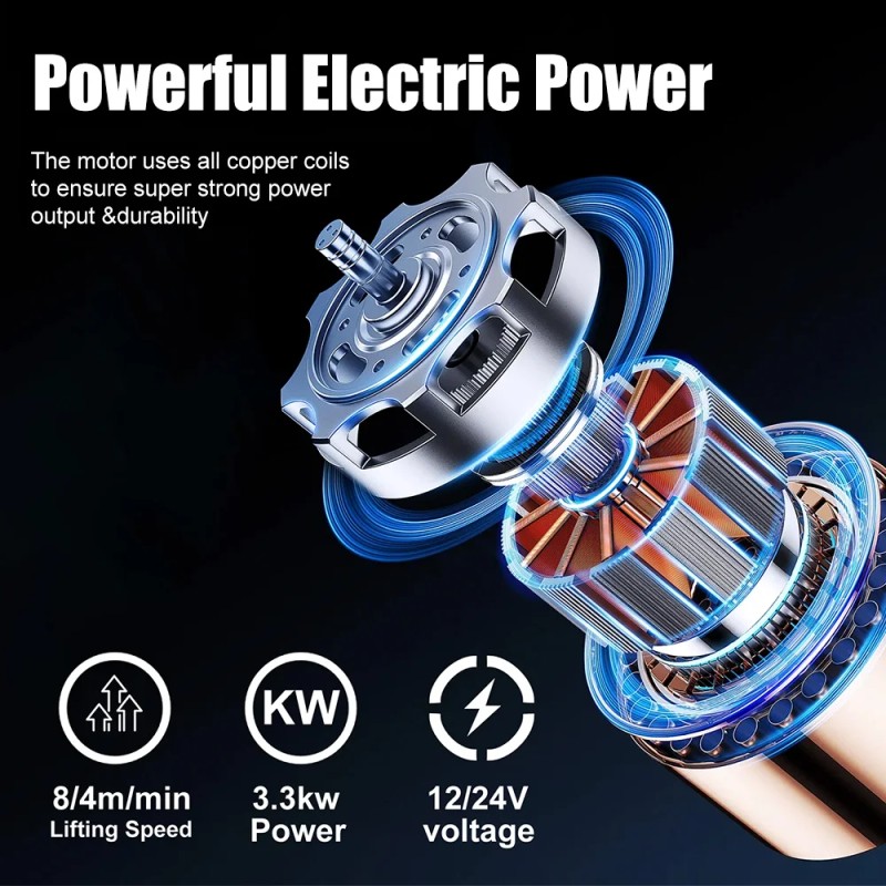 4000LB Electric Winch with Wireless Remote | Off-Road Recovery Winch