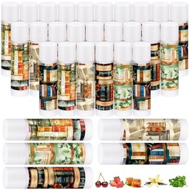 Leelosp 25 Pack Book Club Lovers Gifts Bulk Bookish Lip Balms Party Supplies Librarian Bookworms Readers Gifts for Women Men Employee Coworkers Teachers Students