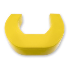 RECON - Fits 21-24 Dodge RAM 2500/3500 HD Tow Hook Covers 2-Piece Set of 100% Silicone Rubber Covers Heavy Duty Rugged Durability Unique Style Protection (Yellow)