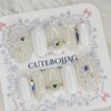 Aurora Pixie Wedding Handmade Nail Tips - Oval L /