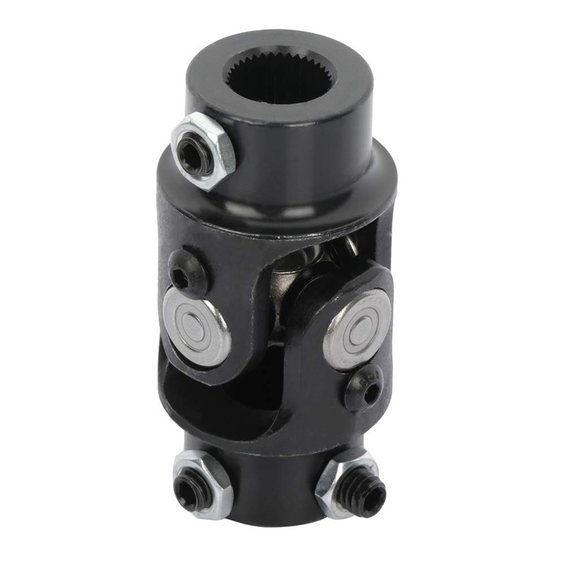 ECCPP Black Single Steering Joints 11/16-36 Spline X 3/4 DD