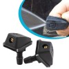My-carlight 2Pcs Car Windscreen Water Spray Jets Washer Nozzles Adjustable