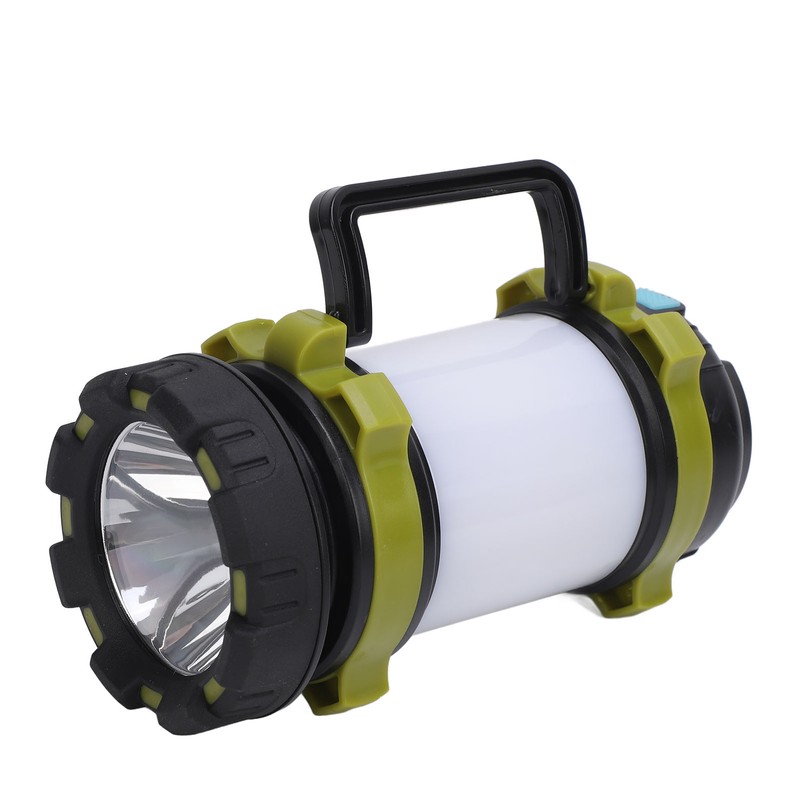 Rechargeable Spotlight Flashlight USB LED Super Bright Handheld Camping Lantern