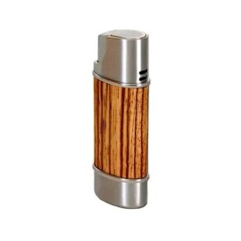 BRIZARD & CO NANO CIGAR LIGHTER ZEBRAWOOD BROWN MSRP $69